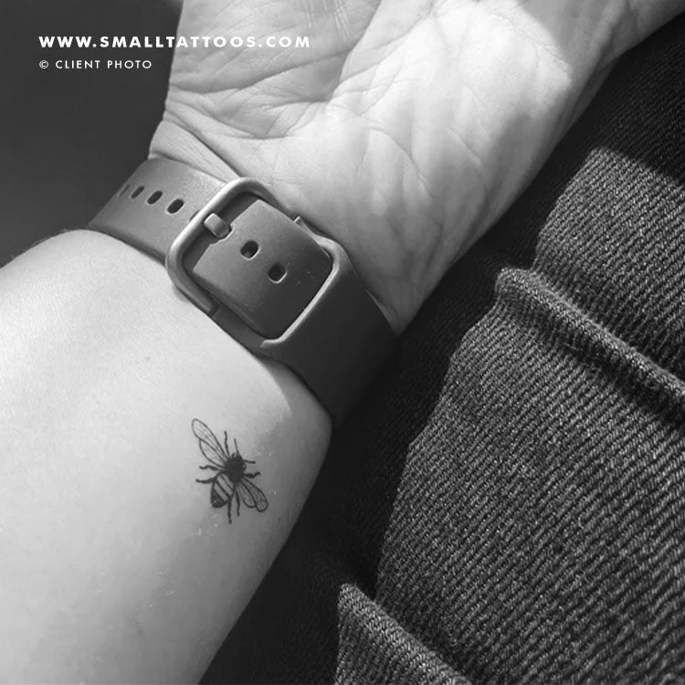 Bee Temporary Tattoo (Set of 3) – Small Tattoos